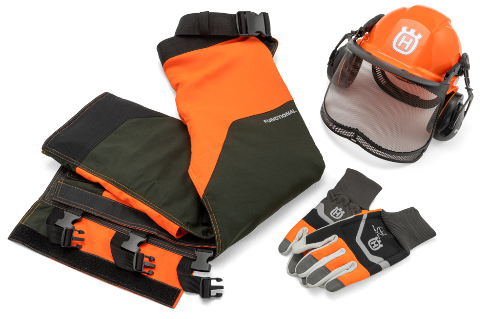 Husqvarna Chainsaw Protective Kit (Safety Helmet, Gloves & Chaps)