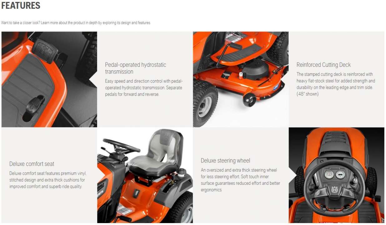 Husqvarna TC238TX Lawn Tractor Lawnmower Steam Moorland Garden