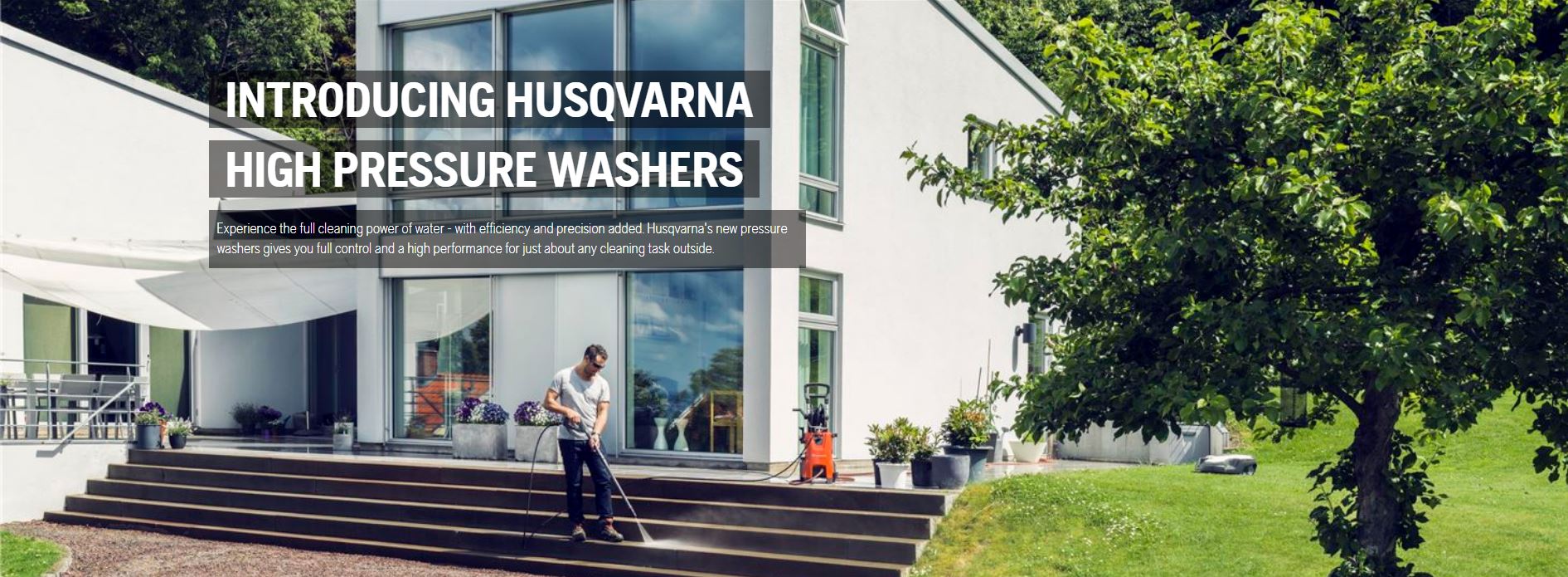 Introducing Husqvarna Pressure Washers