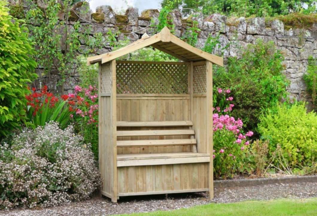 Zest 4 Leisure - Dorset Arbour with Storage Box 25374 - Lifestyle1