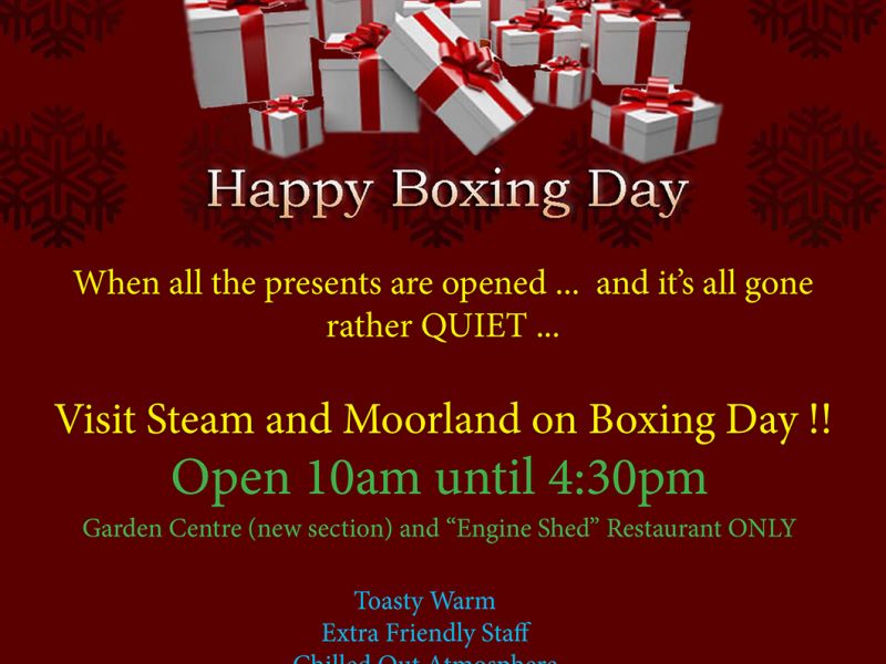 Boxing Day 2022 - Please Join Us