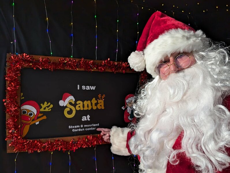 Santa’s Coming to Steam & Moorland Garden Centre