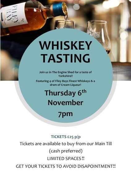 Whiskey Tasting 2025 - Filey Bay