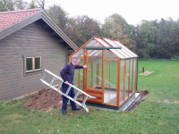 Nice Wooden Greenhouse - Installed November 2013