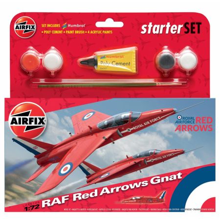Airfix RAF Red Arrows Gnat 1:72 Scale