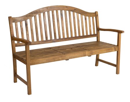 Alexander Rose - Acacia Serpentine Bench 5ft - AC1338