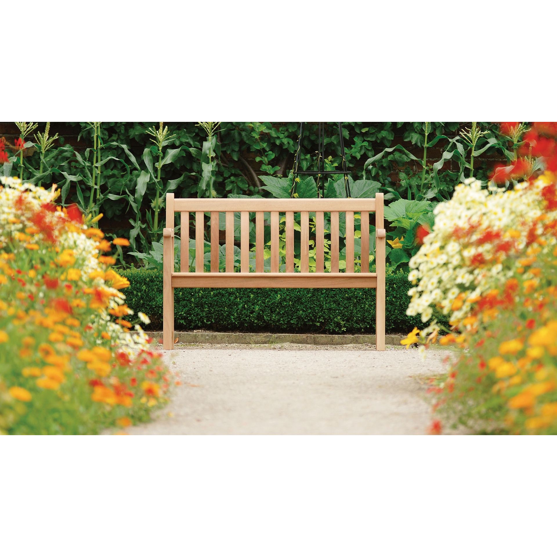 Alexander Rose Mahogany Broadfield 4ft Bench Steam Moorland