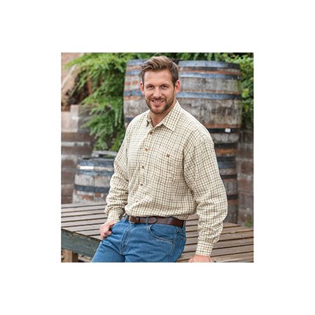 Birch micro fleece-lined shirt Medium
