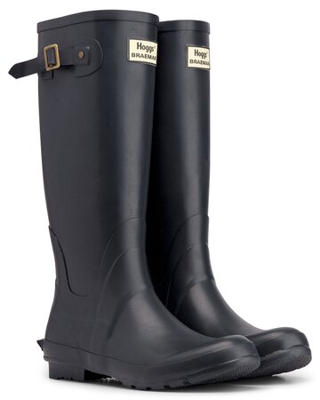 Hoggs of Fife Braemar Wellington Boot Navy Size 8 - image 1