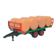 Bruder 02220 roundbale trailer with 8 bales