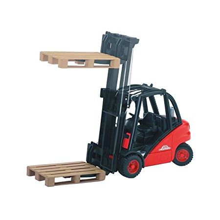 Bruder 02511 Linde H35 forklift and pallets