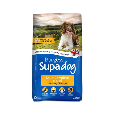 Burgess SUPADOG Adult Complete 12.5kg Chicken