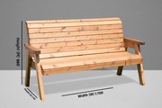 Charles Taylor Traditional 3 Seat Winchester Bench - image 2