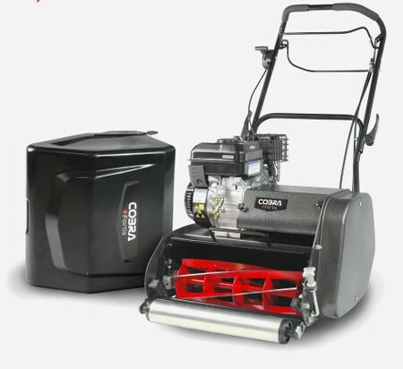 Cobra Fortis 17" 43cm Petrol Cylinder Mower COFORTIS17B - image 1