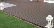 Display of Composite Decking with Edge Seal