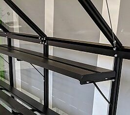 Cotswold 10ft integral SHELF black