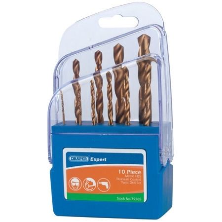 Draper 10 Piece Drill Set