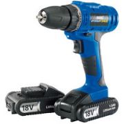 Draper 18V Li-on Cordless Rotary Drill With 2 Batteries