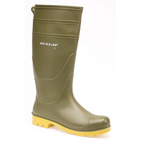 Dunlop adult wellie green size 6 - Steam & Moorland Garden Centre