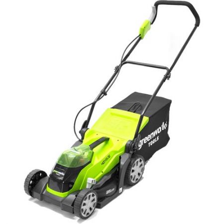 Greenworks 40V 35CM Rechargeable Lawnmower 1 X Battery