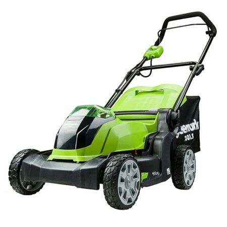 Greenworks 40V 41CM Rechargeable Lawnmower 2 X Batteries