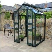 Halls Cotswold BIRDLIP Greenhouse 44 Green 6mm polycarbonate - V01571