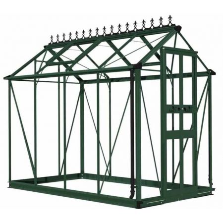 Halls Cotswold BIRDLIP Greenhouse 48 Green 6mm polycarbonate - V01589