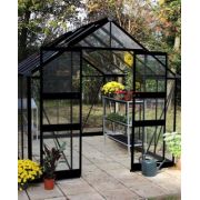 Halls Cotswold BLOCKLEY Greenhouse 810 Black 6mm polycarbonate - V01628