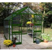 Halls Cotswold BLOCKLEY Greenhouse 810 Green Long pane Toughened glass - V01624 - image 2