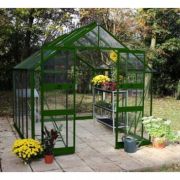 Halls Cotswold BLOCKLEY Greenhouse 812 Green Horticultural Glass