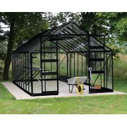 Halls Cotswold BOURTON Greenhouse 1012 Black 6mm Polycarbonate