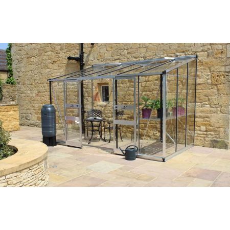 Halls Cotswold BROADWAY 126 lean-to Mill 6mm Polycarbonate