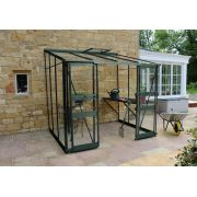 Halls Cotswold BROADWAY 86 lean-to Green 6mm Polycarbonate v01711 vo1711