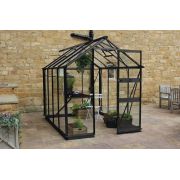 Halls Cotswold BURFORD Greenhouse 610 Black  6mm Polycarbonate - V01619 - image 1