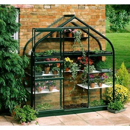 Halls Forest Green Supreme Wall Garden 6x2 Toughened Glass 70947