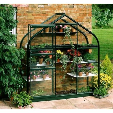 Halls Forest Green Supreme Wall Garden 6x2 Toughened Glass
