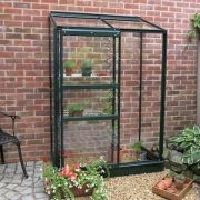 Halls Forest Green Wall Garden 4x2 Horticultural Glass