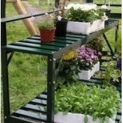 Halls Greenhouse Accessories 4ft Top Extension Forest Green 70131