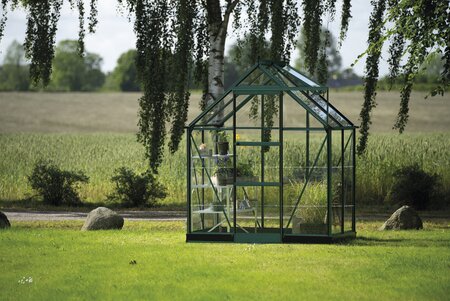 Halls ICON 6 6 x 4 Greenhouse 3mm horticultural - Green HR01011 - image 1