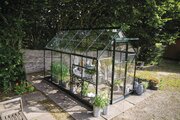 Halls ICON 6 6x10 Greenhouse 3mm Horticultural Glass - Green HR01134
