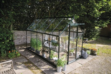 Halls ICON 6 6x10 Greenhouse 3mm Toughened Glass - Green HR01135 - image 1