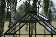 Halls Icon 6 6x4 black toughened glass close up shot of roof