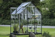 Halls ICON 6 6 x 4 Greenhouse 3mm horticultural glass - Mill Full Shot