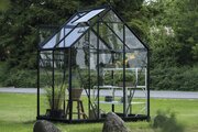 Halls ICON 6 6x4 Greenhouse Horticultural Glass - Black HR01008 - image 1