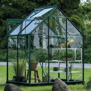 Halls Icon 6 6x4 Greenhouse garden installation. Pre-order and save £267.
