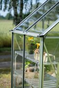 Icon 6 6x4 greenhouse Mill Toughened glass Close up of side