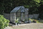 Halls ICON 6 6x6 Greenhouse 4mm Polycarbonate - Black HR01051 - image 1