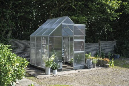 Halls ICON 6 6x6 Greenhouse 4mm Polycarbonate - Mill HR01048 - image 1