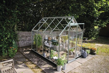 Halls ICON 6 6x8 Greenhouse Toughened Glass - Mill HR01088 - image 1