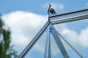 Halls ICON 8 8x10 Greenhouse 3mm horticultural glass - cresting